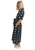 The Perfect Shirt Dress - Midnight Mint Polka